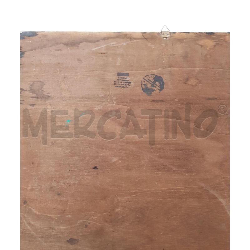 QUADRO RAFFIGURAZ.FIGURA SANTA 70X50 CM OLIO A FUOCO PARDO | Mercatino dell'Usato Civitavecchia 4