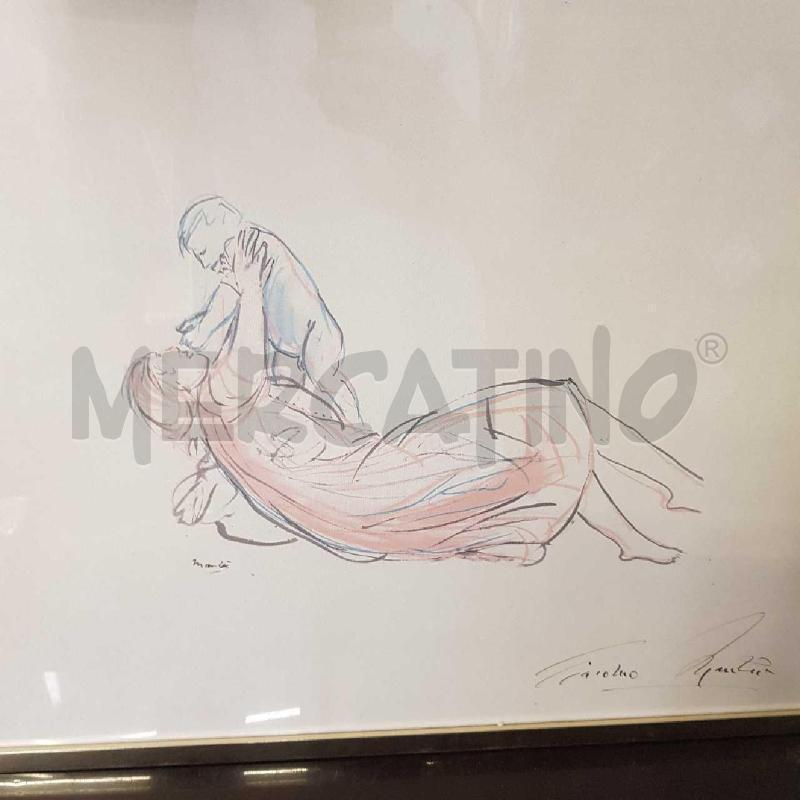 QUADRO SCHIZZO MADFRE E FIGLIO MANZÙ | Mercatino dell'Usato Civitavecchia 1