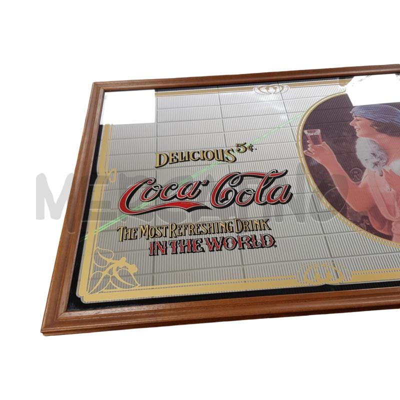 QUADRO SPECCHIO COCA-COLA DONNA  | Mercatino dell'Usato Civitavecchia 3