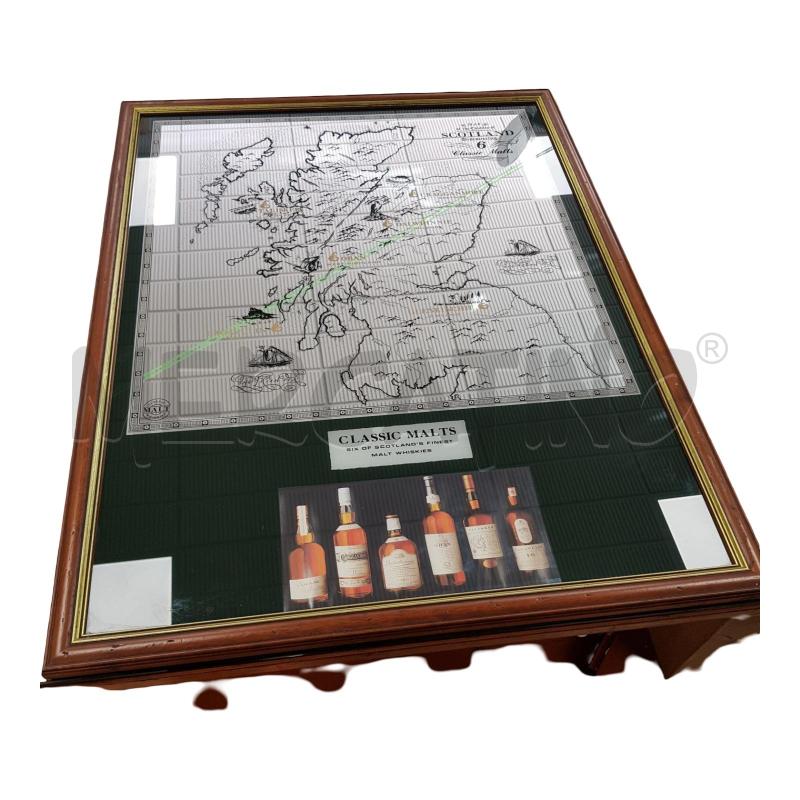 QUADRO SPECCHIO SCOTLAND CLASSIC MALTS  | Mercatino dell'Usato Civitavecchia 1