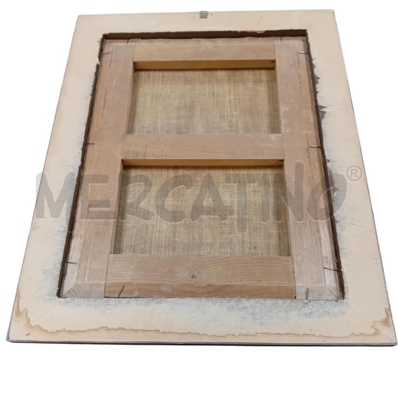 QUADRO VECCHIO TELA OLIO RAFFIGURAZIONE SANTA | Mercatino dell'Usato Civitavecchia 3
