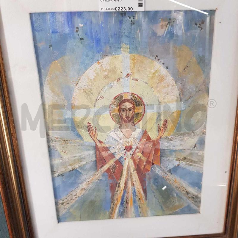 QUADRO VIRGILIO CASSIO 40X30 CRISTO | Mercatino dell'Usato Civitavecchia 2
