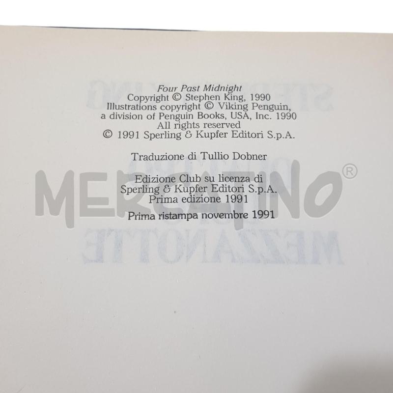 QUATTRO DOPO MEZZANOTTE PRIMA RISTAMPA NOVEMBRE 1991 | Mercatino dell'Usato Civitavecchia 2