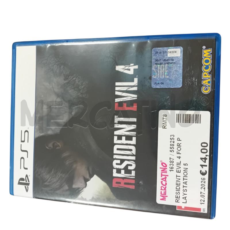 RESIDENT EVIL 4 FOR PLAYSTATION 5 | Mercatino dell'Usato Civitavecchia 1