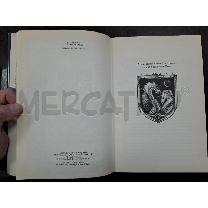 S.KING GLI OCCHI DEL DRAGO ILLUSTRATO 1988 | Mercatino dell'Usato Civitavecchia 4