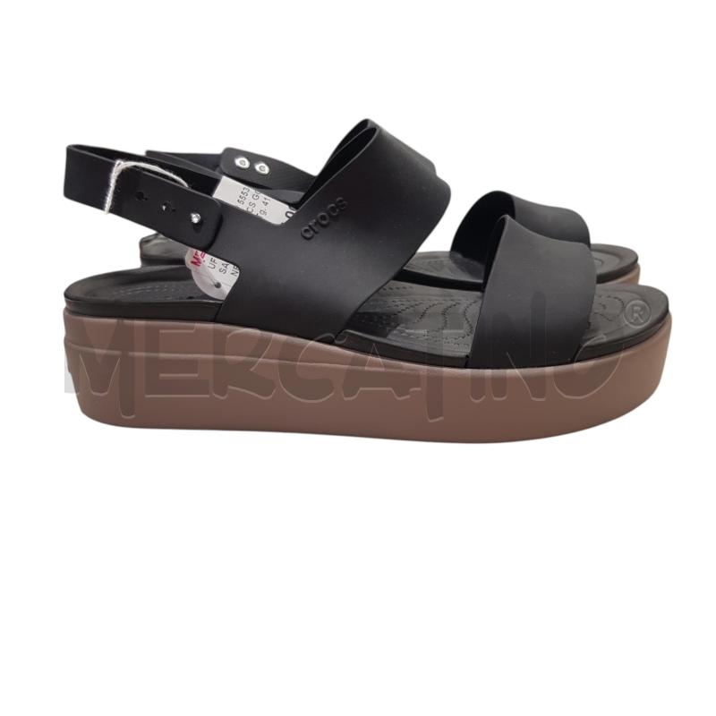 SANDALI D CROCS GOMMA NERA FASCIA | Mercatino dell'Usato Civitavecchia 1
