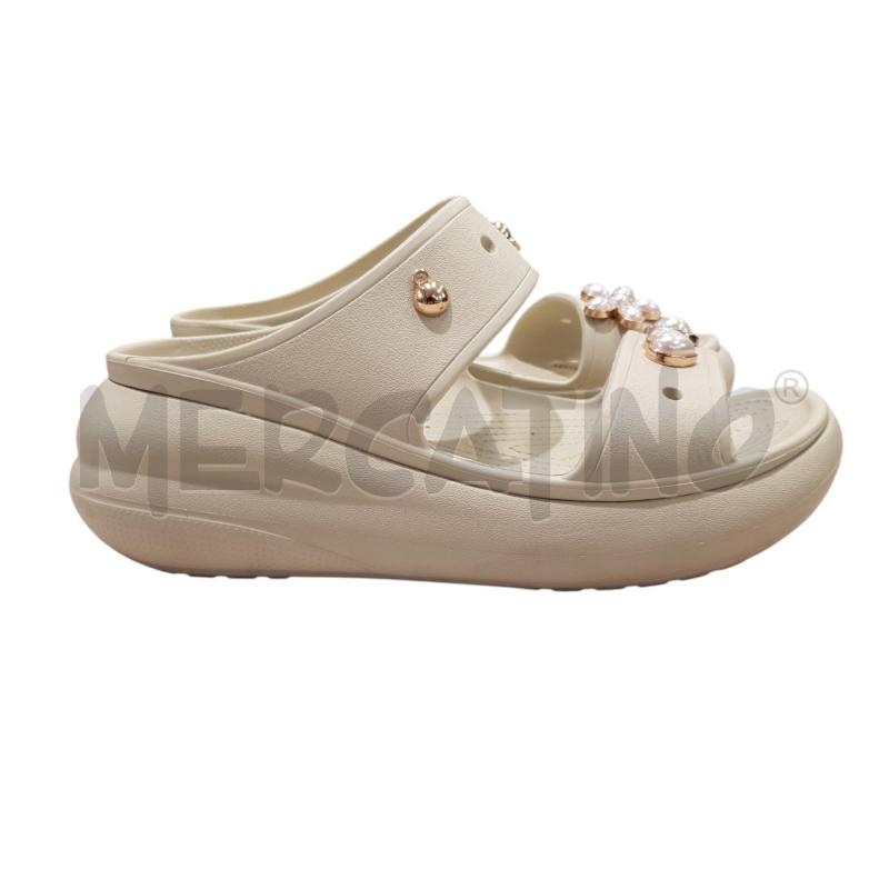 SANDALI D CROCS PANNA +BORCHIETTE | Mercatino dell'Usato Civitavecchia 1