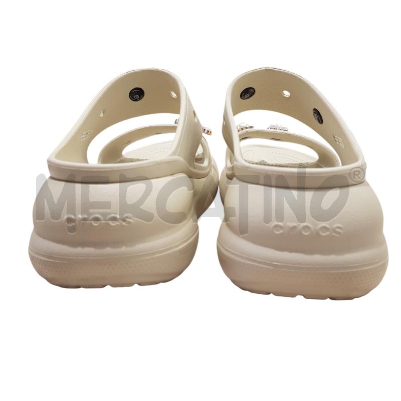 SANDALI D CROCS PANNA +BORCHIETTE | Mercatino dell'Usato Civitavecchia 2