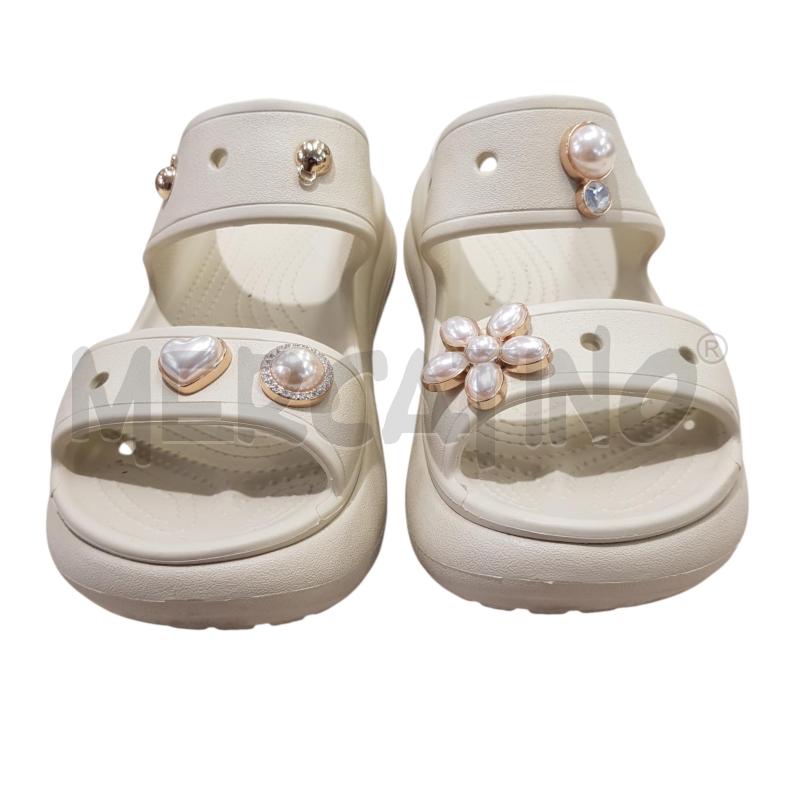 SANDALI D CROCS PANNA +BORCHIETTE | Mercatino dell'Usato Civitavecchia 3