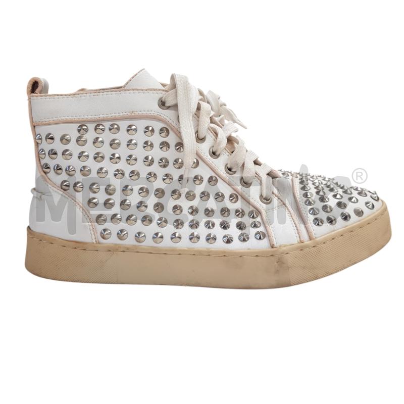SCARPE CHRISTIAN LOUBOUTIN BORCHIE BIANCHE  | Mercatino dell'Usato Civitavecchia 1