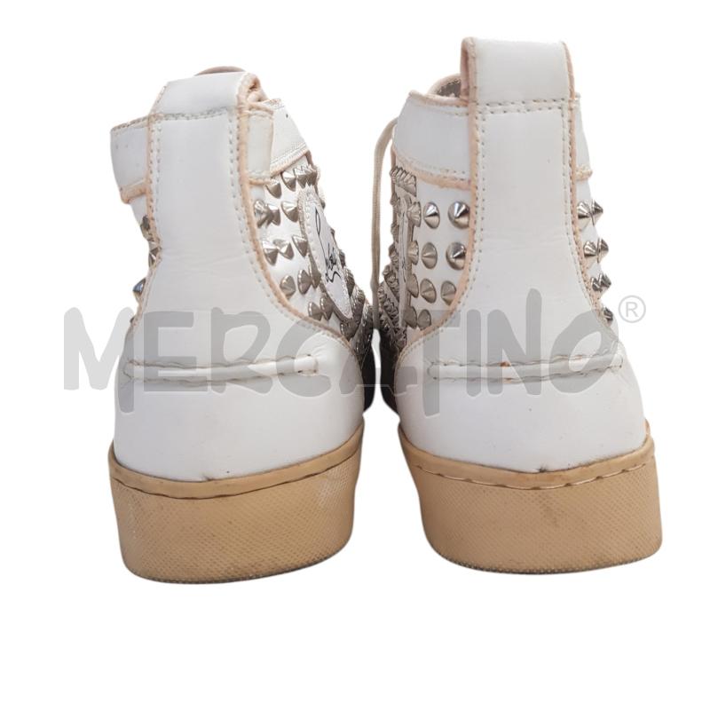 SCARPE CHRISTIAN LOUBOUTIN BORCHIE BIANCHE  | Mercatino dell'Usato Civitavecchia 2