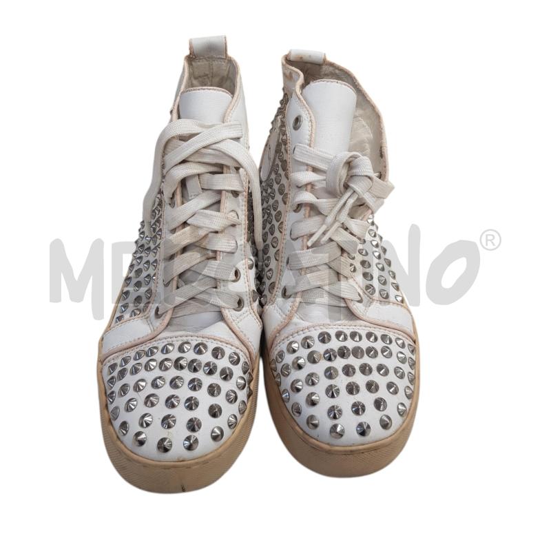 SCARPE CHRISTIAN LOUBOUTIN BORCHIE BIANCHE  | Mercatino dell'Usato Civitavecchia 3