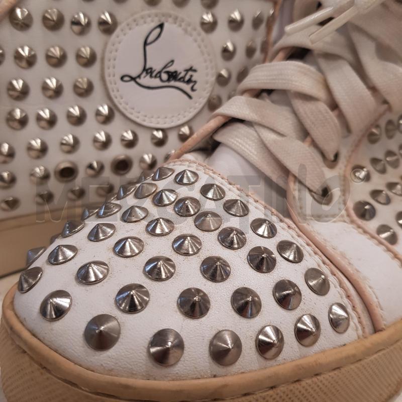 SCARPE CHRISTIAN LOUBOUTIN BORCHIE BIANCHE  | Mercatino dell'Usato Civitavecchia 5