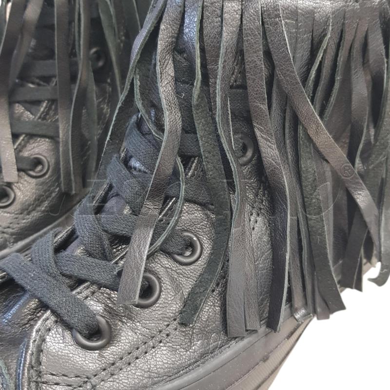 SCARPE D CONVERSE PELLE NER FRANGE | Mercatino dell'Usato Civitavecchia 5