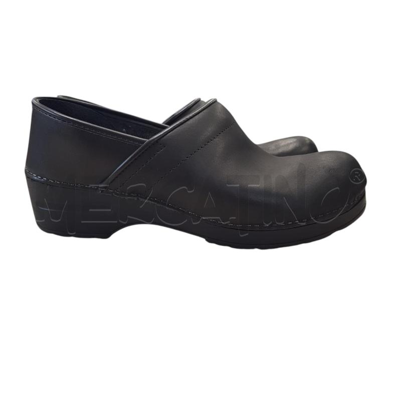 SCARPE D GLOVE NERE ZOCCOLO PELLE | Mercatino dell'Usato Civitavecchia 1