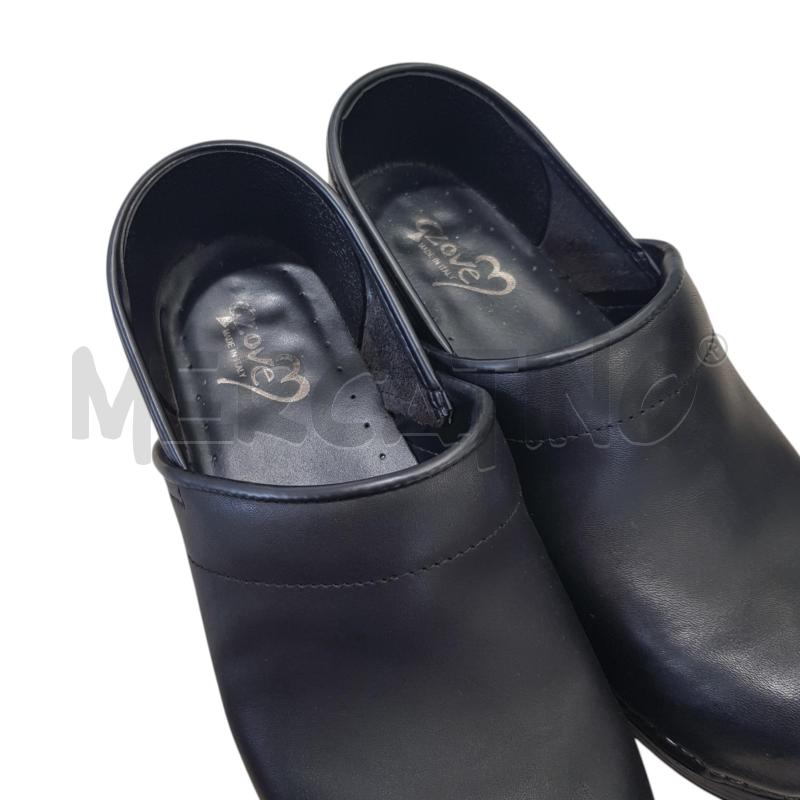 SCARPE D GLOVE NERE ZOCCOLO PELLE | Mercatino dell'Usato Civitavecchia 4