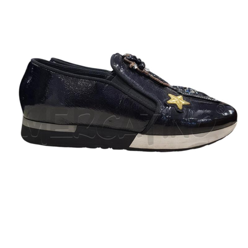 SCARPE D JEANNOT LUCIDA CON APPLICAZIONI  | Mercatino dell'Usato Civitavecchia 1