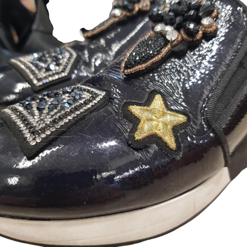 SCARPE D JEANNOT LUCIDA CON APPLICAZIONI  | Mercatino dell'Usato Civitavecchia 5