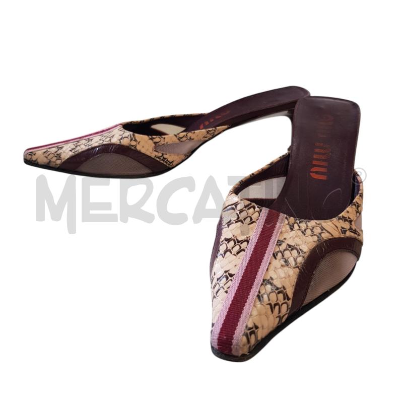 SCARPE D MIU MIU SABOT PUNTA PITONE | Mercatino dell'Usato Civitavecchia 4