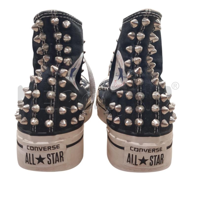 SCARPE D PLATFORM HI BLACK FULL STUDS | Mercatino dell'Usato Civitavecchia 2