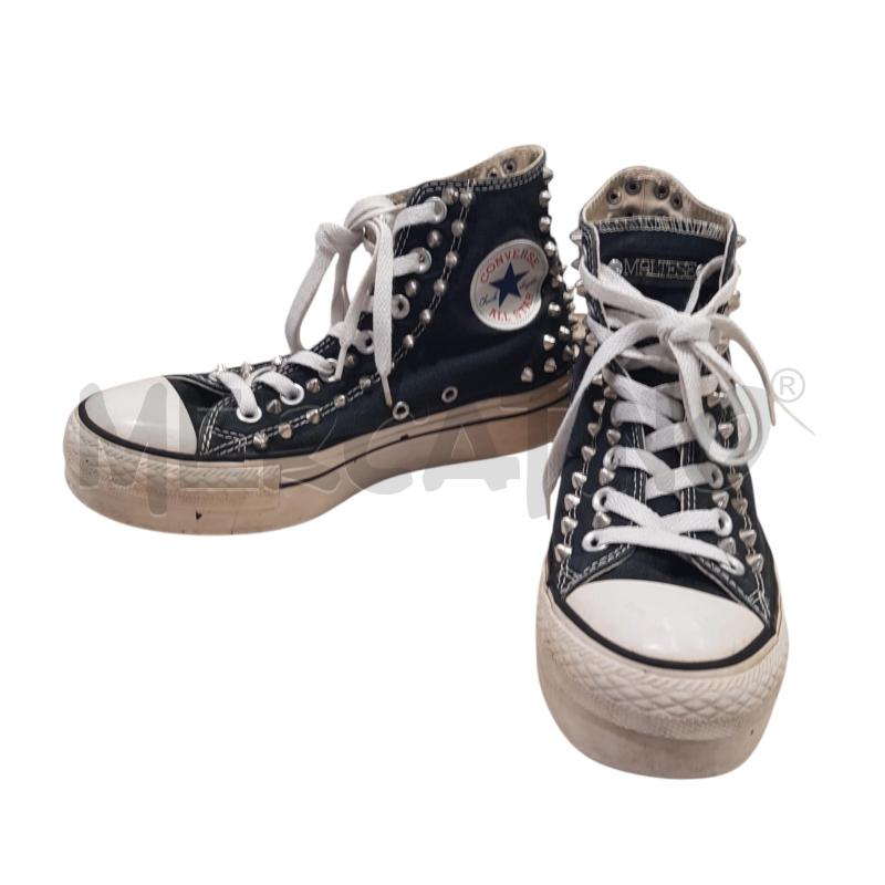 SCARPE D PLATFORM HI BLACK FULL STUDS | Mercatino dell'Usato Civitavecchia 4