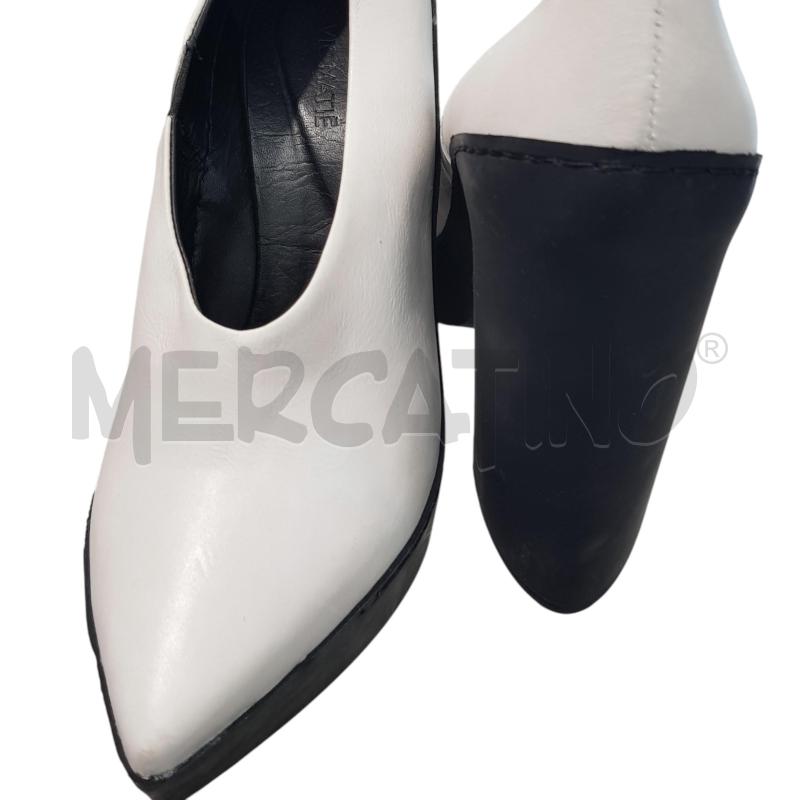 SCARPE D VIC MATIE PELLE BIANCHE PUNTA  | Mercatino dell'Usato Civitavecchia 5