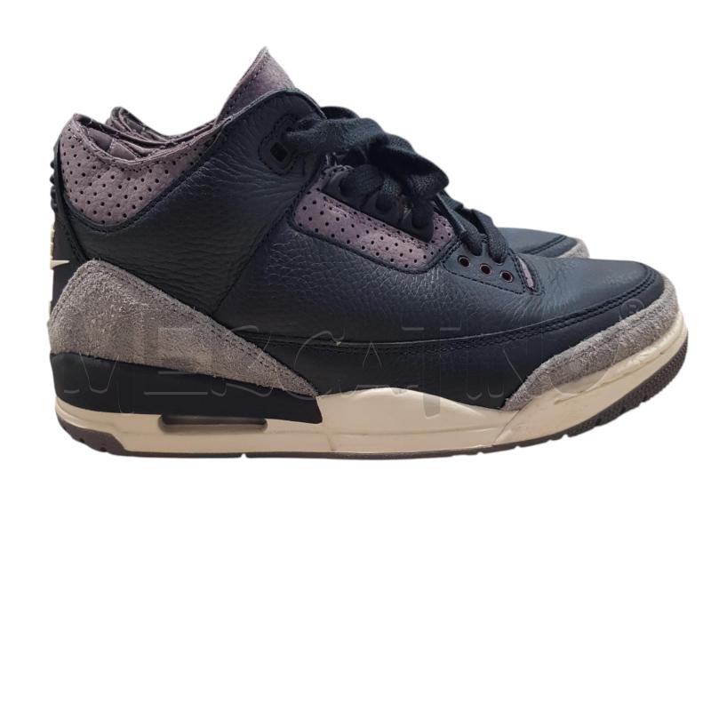 SCARPE NIKE JORDAN 3 RETRO MANIERE BLACK VIOLET  | Mercatino dell'Usato Civitavecchia 1