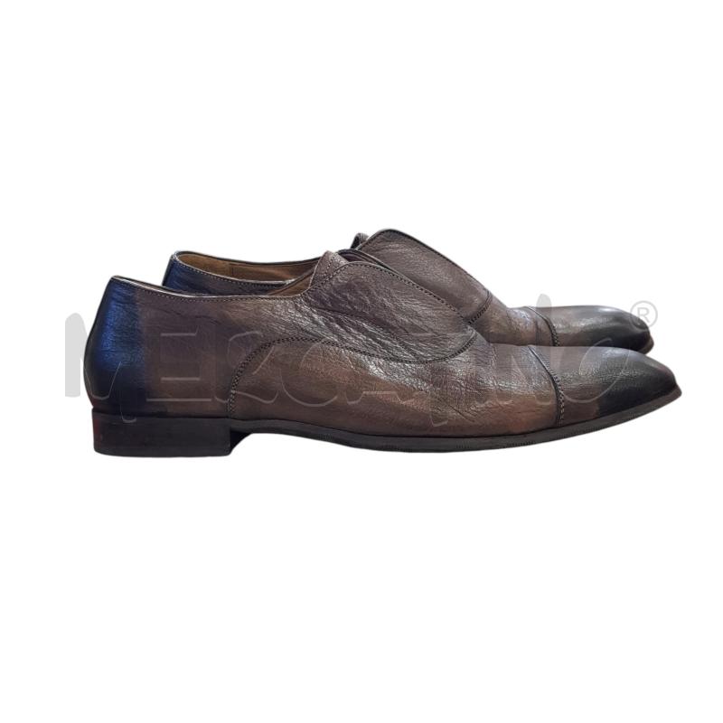 SCARPE UBRECOS PELLE MARRONE PUNTA NERAS SUOLA VIBRAM | Mercatino dell'Usato Civitavecchia 1