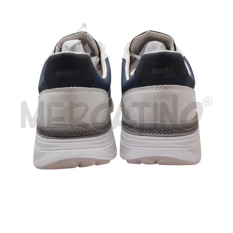 SCARPE U GEOX SPHERICA BIANCHE BLU | Mercatino dell'Usato Civitavecchia 3