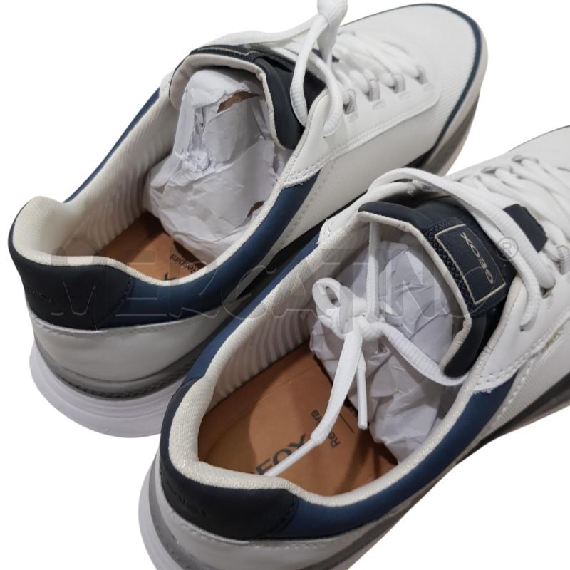 SCARPE U GEOX SPHERICA BIANCHE BLU | Mercatino dell'Usato Civitavecchia 4