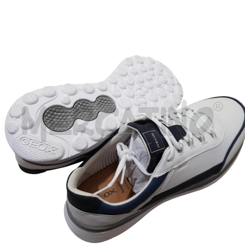 SCARPE U GEOX SPHERICA BIANCHE BLU | Mercatino dell'Usato Civitavecchia 5