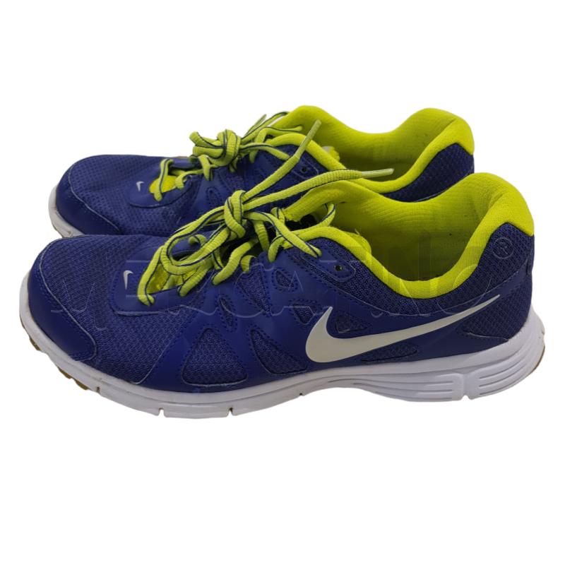 SCARPE U NIKE BLU GIALLO SUOLA BIANCA | Mercatino dell'Usato Civitavecchia
