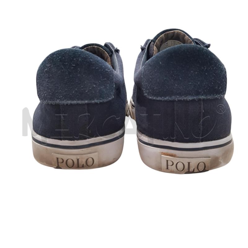 SCARPE U POLO RALPH LAUREN TELA BLU  | Mercatino dell'Usato Civitavecchia 2