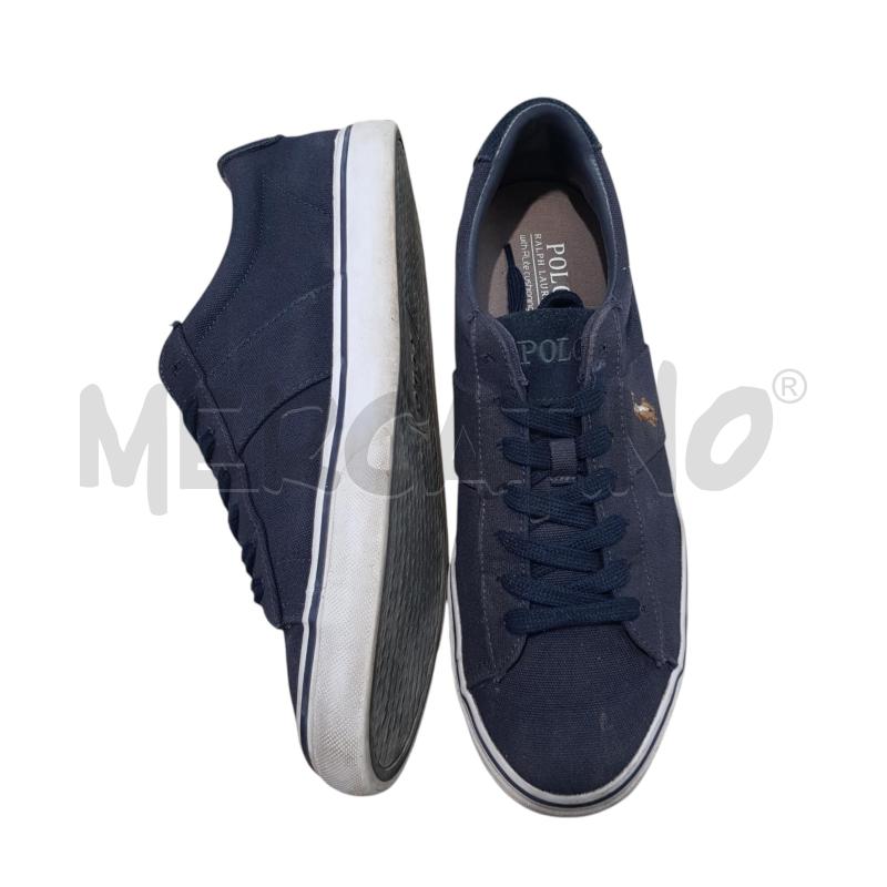 SCARPE U POLO RALPH LAUREN TELA BLU  | Mercatino dell'Usato Civitavecchia 4