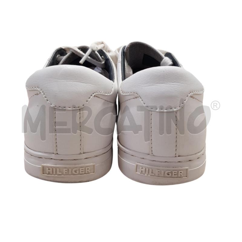 SCARPE U TOMMY BIANCHE PELLE | Mercatino dell'Usato Civitavecchia 3