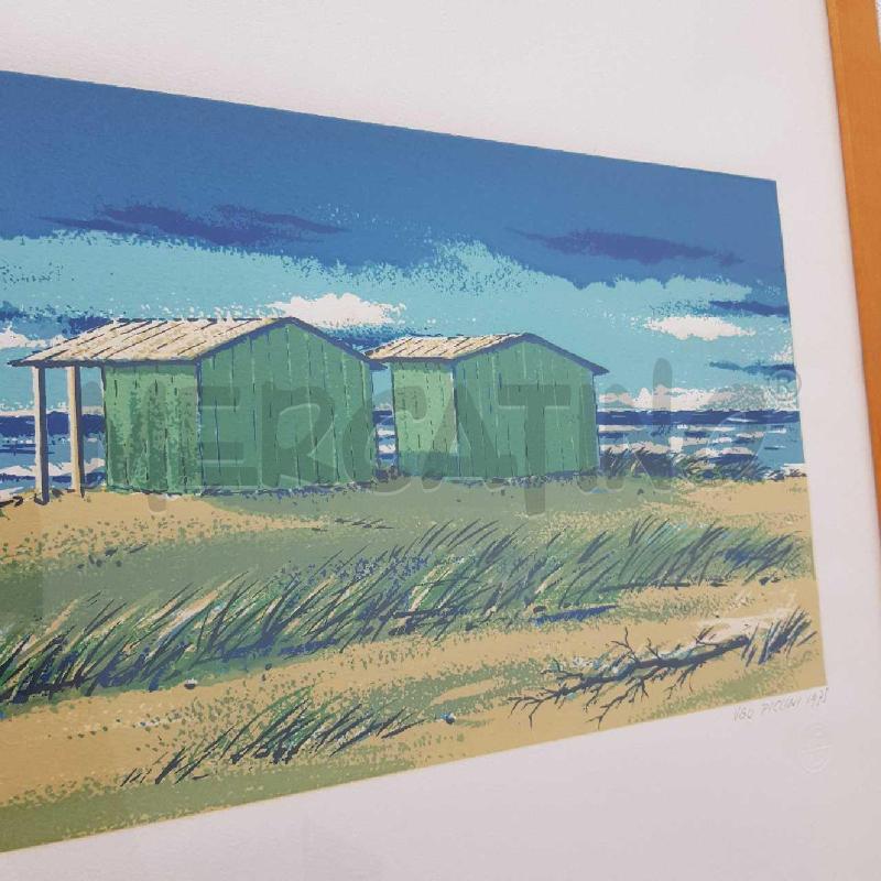 SERIGRAFIA 50X70 UGO PICCINI LIBECCIATA | Mercatino dell'Usato Civitavecchia 2