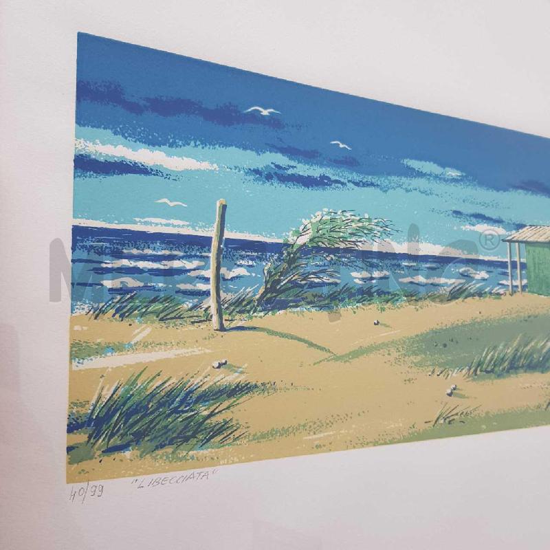 SERIGRAFIA 50X70 UGO PICCINI LIBECCIATA | Mercatino dell'Usato Civitavecchia 3