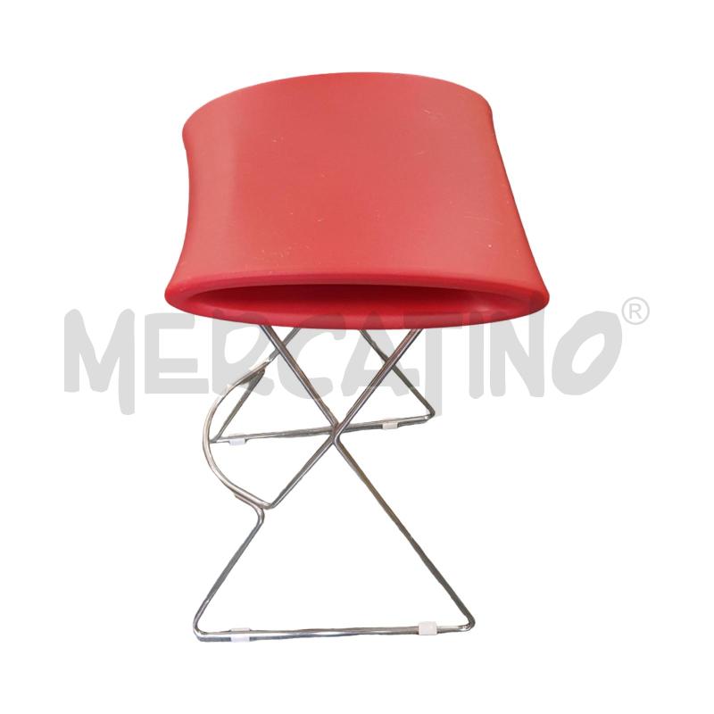 SGABELLO DECLIC DESIGN ROSSO | Mercatino dell'Usato Civitavecchia 2