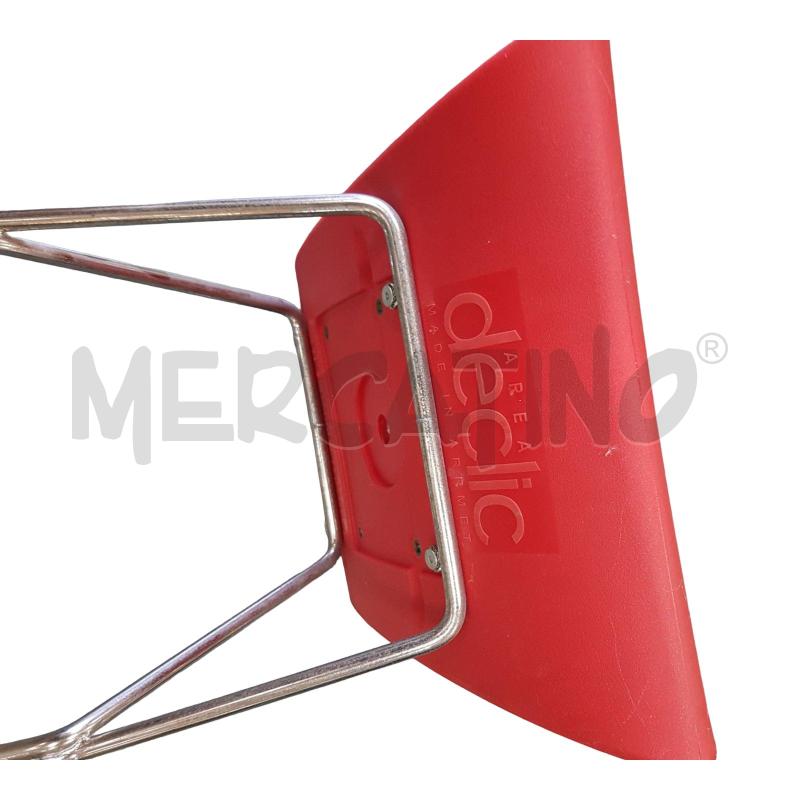SGABELLO DECLIC DESIGN ROSSO | Mercatino dell'Usato Civitavecchia 3