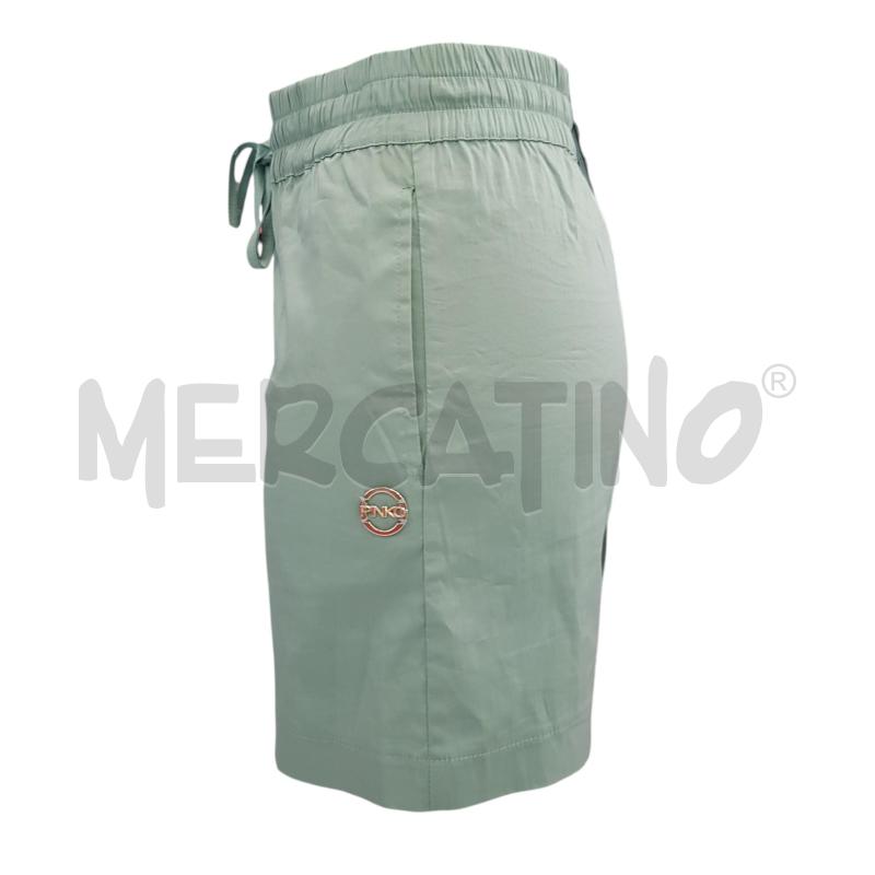 SHORTS D PINKO VERDE SALVIA COTONE | Mercatino dell'Usato Civitavecchia 2