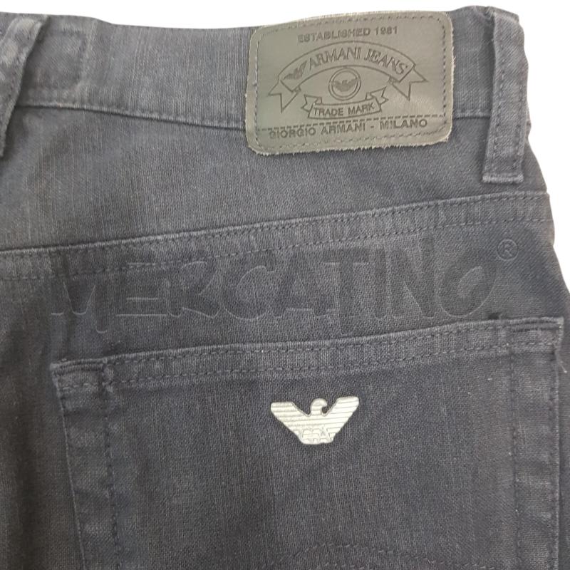 SHORTS U ARMANIJ BLU 5 TASCHE COTONE LINO | Mercatino dell'Usato Civitavecchia 3