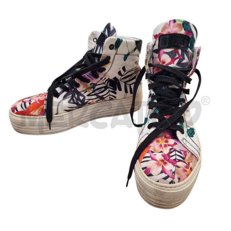 SNEAKERS D CULT ALTE FIORATE | Mercatino dell'Usato Civitavecchia 4