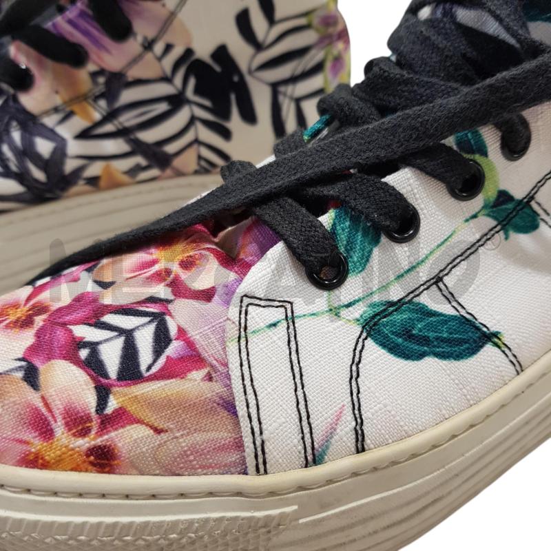 SNEAKERS D CULT ALTE FIORATE | Mercatino dell'Usato Civitavecchia 5
