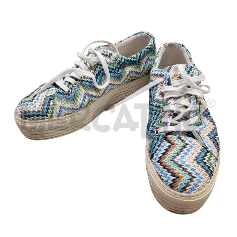 SNEAKERS D CULT ZIG ZAG RAFIA | Mercatino dell'Usato Civitavecchia 4