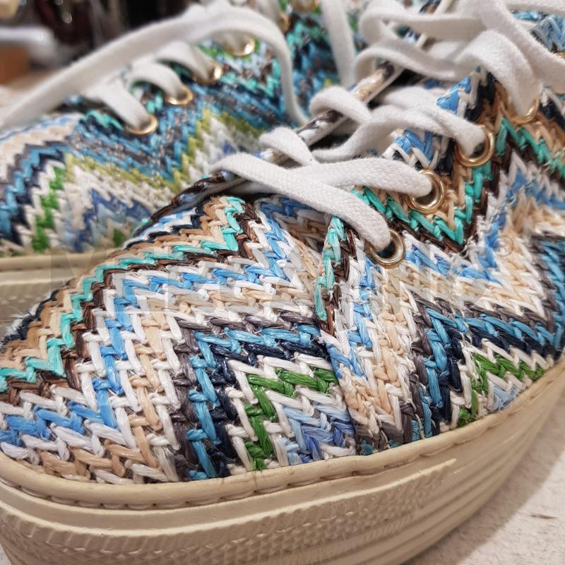 SNEAKERS D CULT ZIG ZAG RAFIA | Mercatino dell'Usato Civitavecchia 5