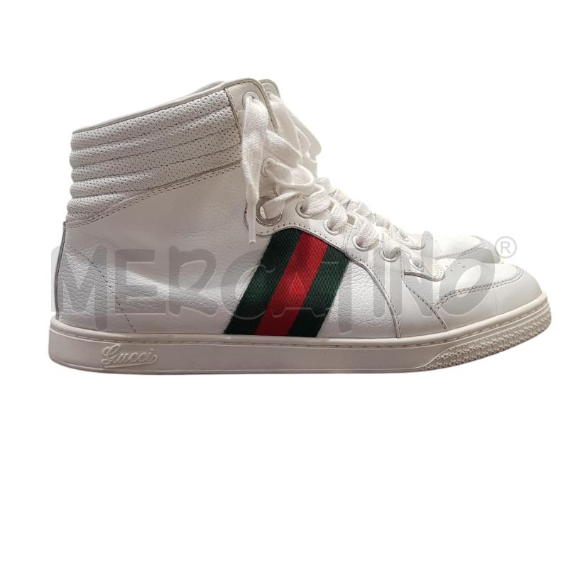 SNEAKERS D GUCCI NEW PRAGA BIANCHE PELLE | Mercatino dell'Usato Civitavecchia 1