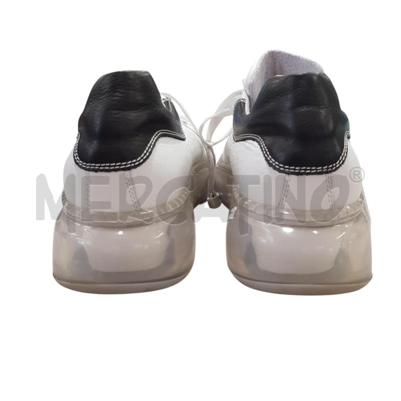SNEAKERS D JOANN BIANCHE SUOLA GOMMA TRASPARENTE | Mercatino dell'Usato Civitavecchia 2