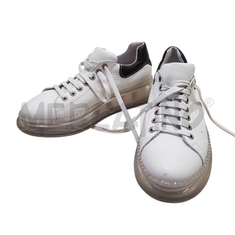 SNEAKERS D JOANN BIANCHE SUOLA GOMMA TRASPARENTE | Mercatino dell'Usato Civitavecchia 4
