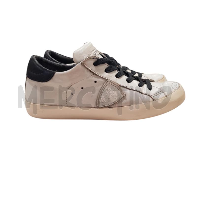 SNEAKERS D PHILIPPE MODEL PELLE BIA DETT NERI | Mercatino dell'Usato Civitavecchia 1