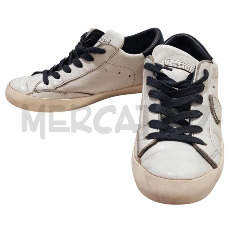 SNEAKERS D PHILIPPE MODEL PELLE BIA DETT NERI | Mercatino dell'Usato Civitavecchia 4